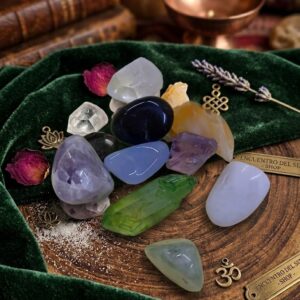 Set de cristales para protocolo de trabajo con péndulo IKO