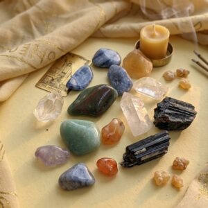 Set de cristales para protocolo de trabajo de péndulos Isis y Karnak