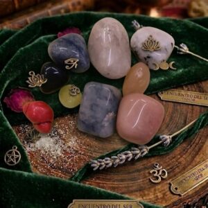 Set de cristales para protocolo de trabajo con péndulo Osiris